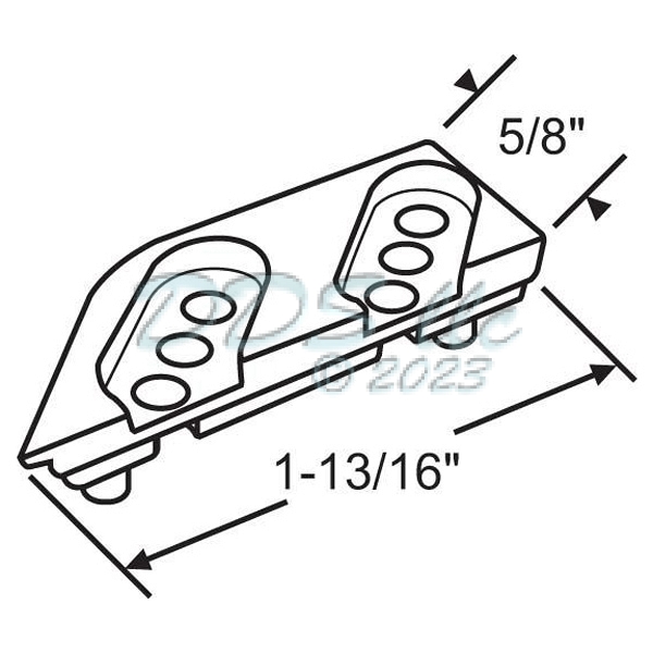Truth Casement Window Keeper 39896 Window and Door Parts