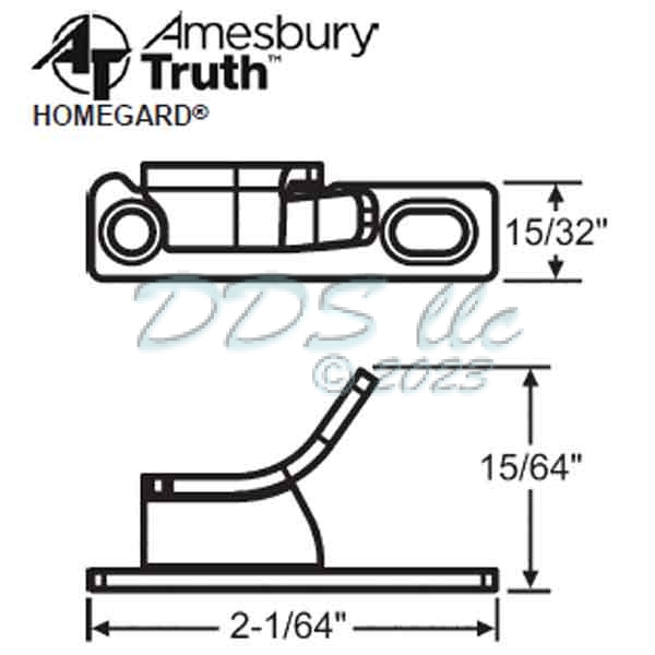 Truth Casement Window Keeper 50-1117 | Window and Door Parts
