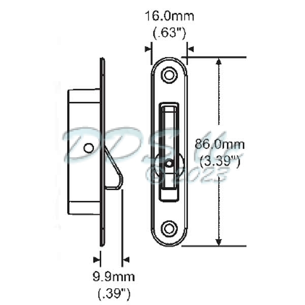 Face Fix Single Action Window Vent Lock 50-1367FFW | Window and Door Parts