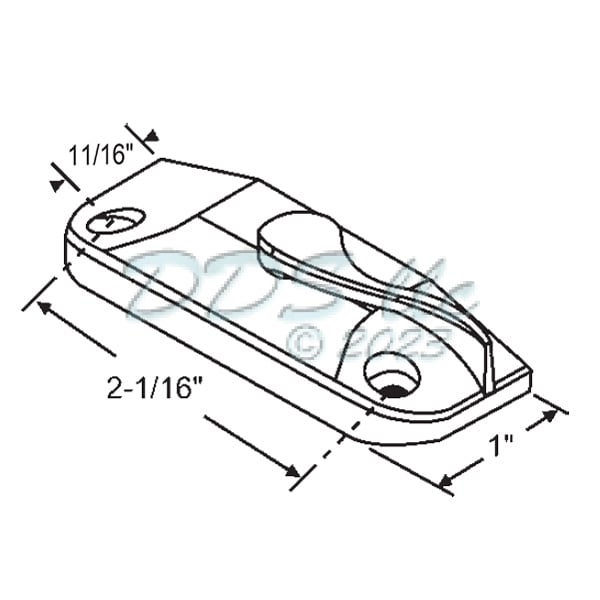 Truth Window Sash Lock 50-2042-3 | Window and Door Parts