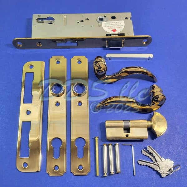 Atrium Swing Door Lockset 55-126PB | Window and Door Parts