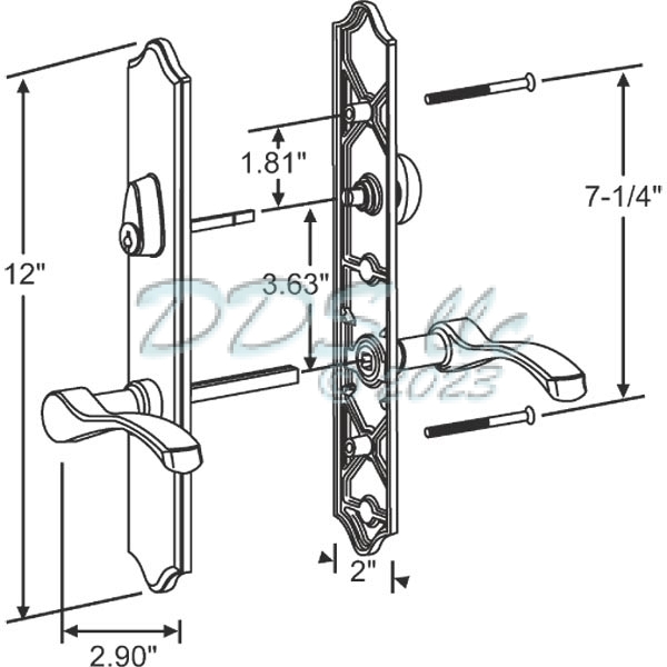 Ashland Expressions Active Door Handle 55-185orbz | Window and