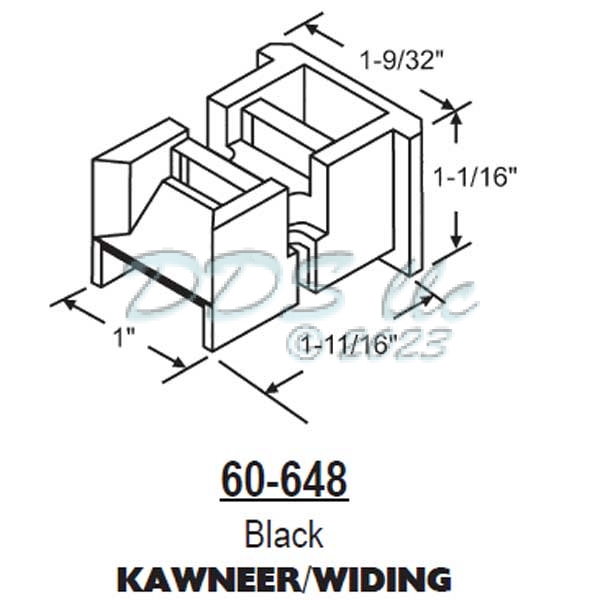 Kawneer Window Sash Guide 60-648 | Window and Door Parts