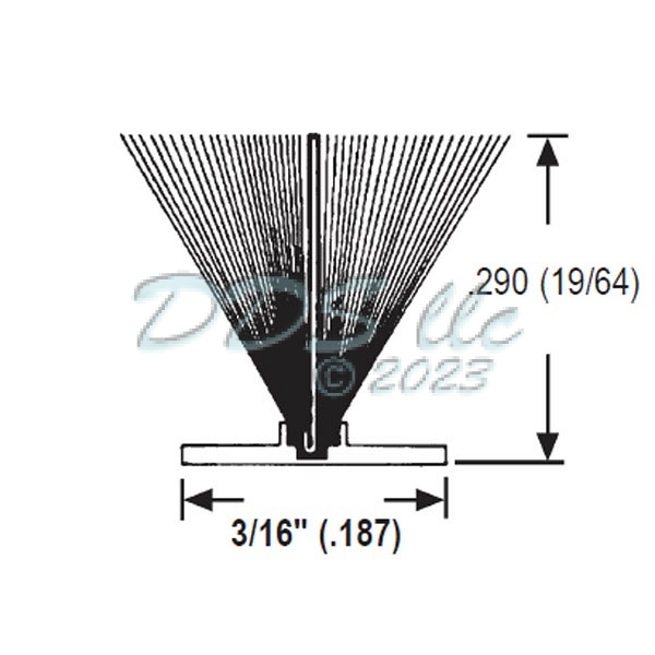 316 Weather Stripping 6325 Window and Door Parts