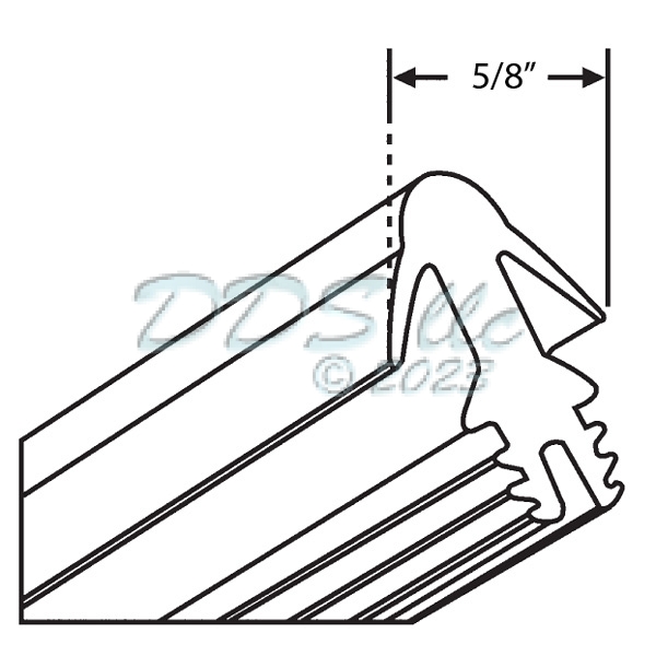 Parting Bead White 63332 Window and Door Parts