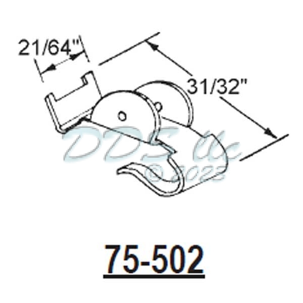 In House Carrier Bracket 75502 75502
