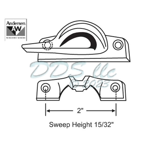 Andersen Window Sash Lock 7501630020 Window and Door Parts