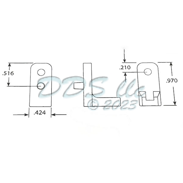 Window Pivot Bar 85-1402 | Window and Door Parts