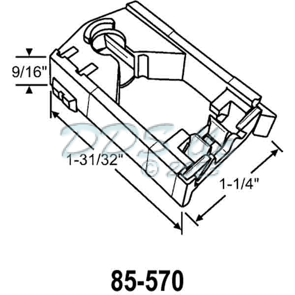 Strybuc Pivot Lock Shoe 85570 85570