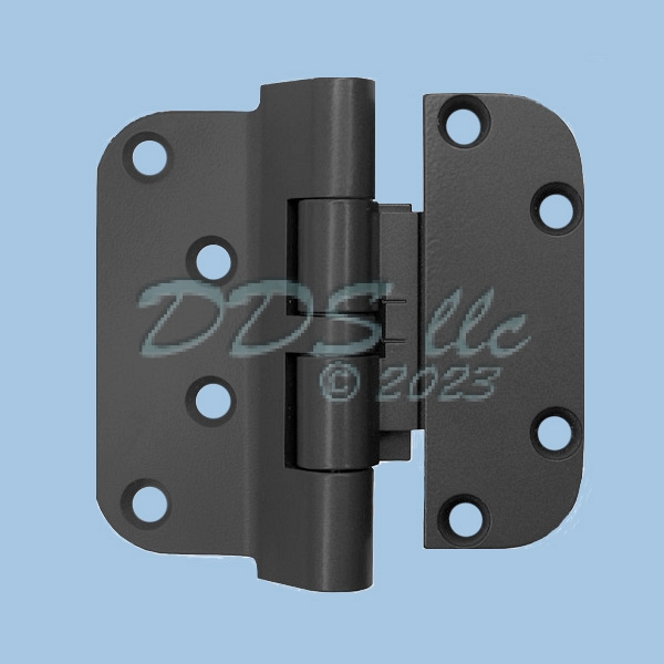 Hoppe Aluminum RH Black Set Hinge 3033959 8503033959