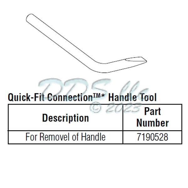 Hoppe Hoppe QuickFit Handle Tool 7192488 8507192488