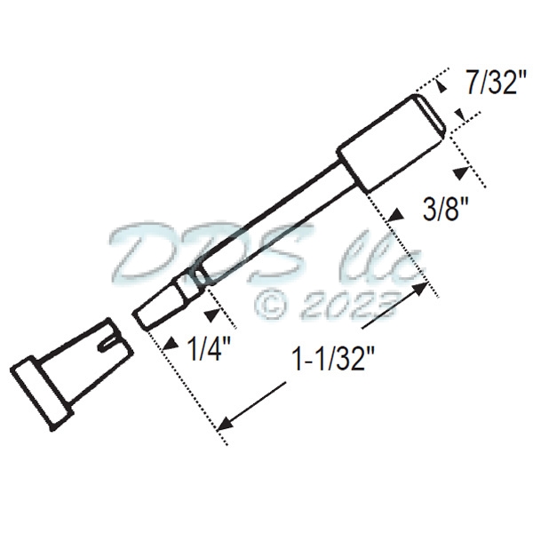 Screen Plunger 9011 Window and Door Parts