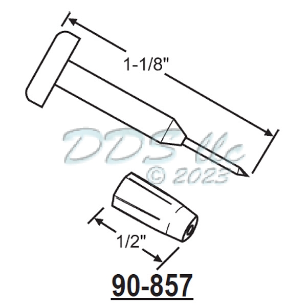 Window Grille Pins 90857 Window and Door Parts