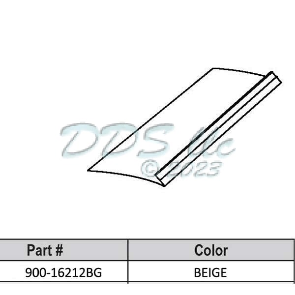 Snap In Vinyl Glazing Bead 900-16212BG | Window and Door Parts