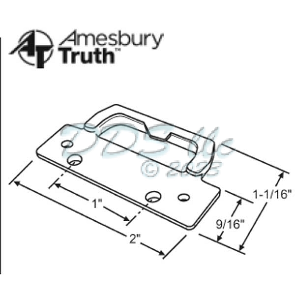 Truth Face Mount Window Keeper 900-19782B | Window and Door Parts