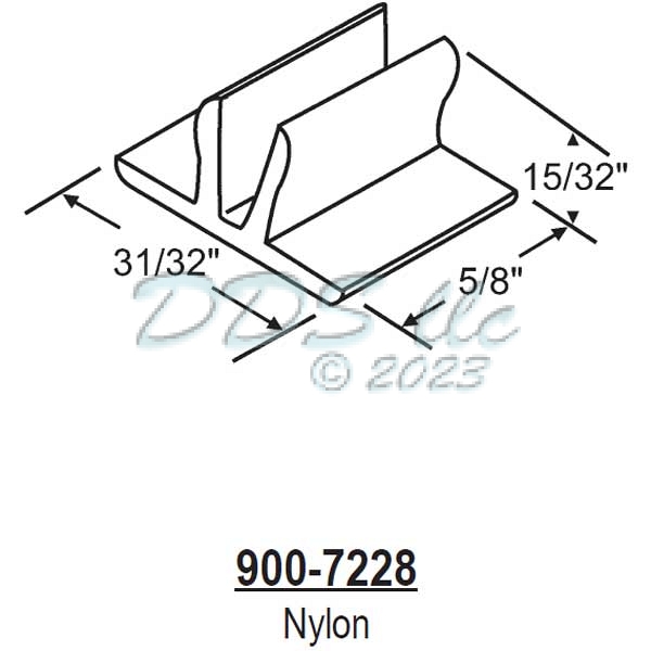 Anti Rattle Guide 900-7228 | Window and Door Parts