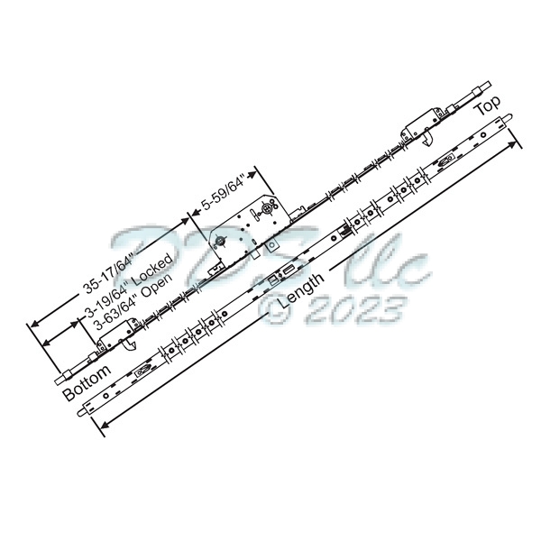 Andersen Stormwatch 5Point Lock 56492 Window and Door Parts