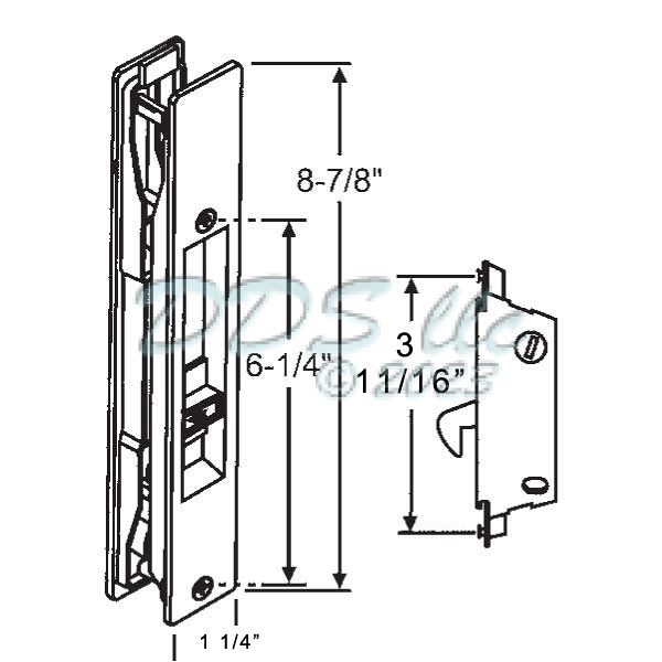 Adams Rite Patio Door Handle 13-391 | Window and Door Parts