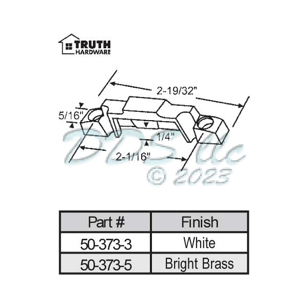 Truth Window Lock Keeper 50-373-5 | Window and Door Parts