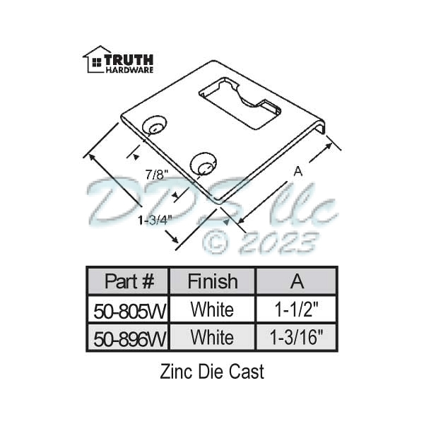 Truth Window Keeper 50-805W | Window and Door Parts