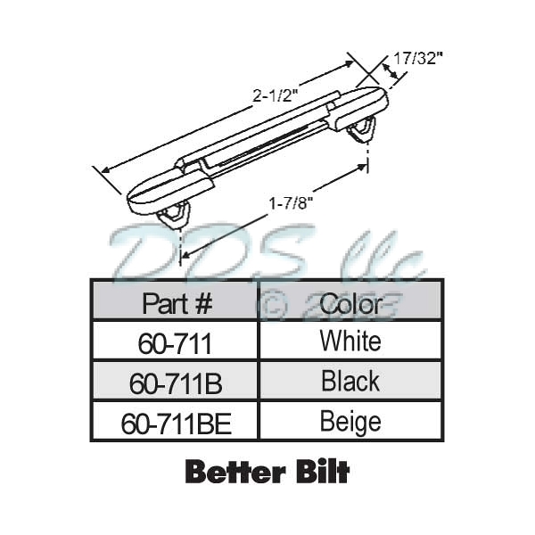 Better-Bilt Window Weep Covers 60-711 | Window and Door Parts