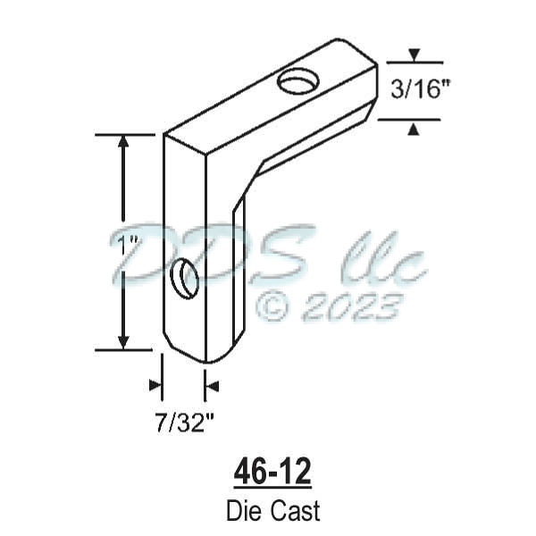Screen Corner Key 46-12 | Window and Door Parts