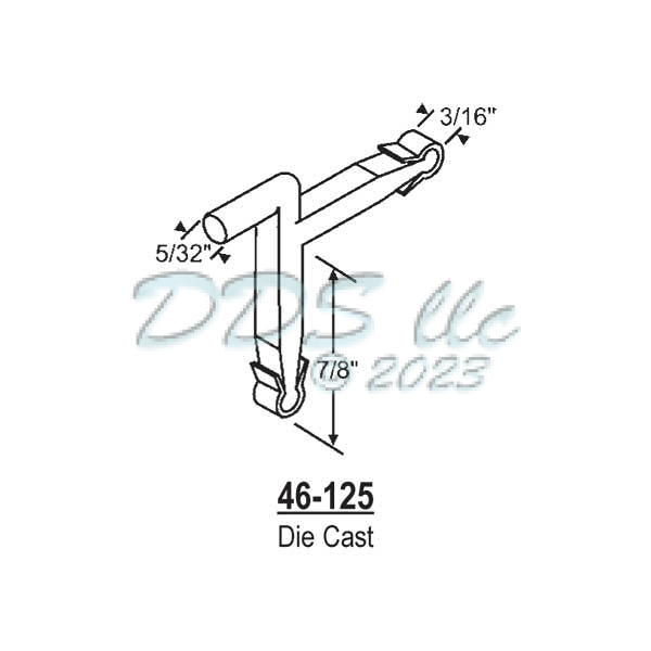 Corner Key 46-125 | Window and Door Parts