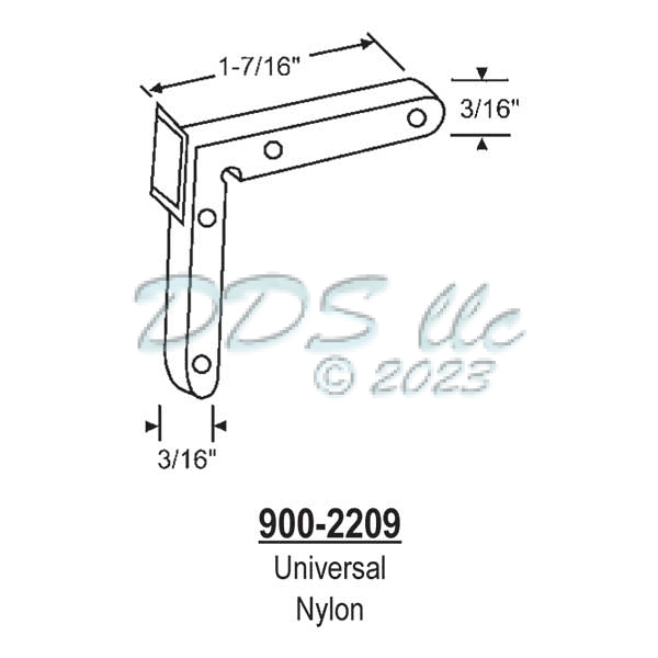 Strybuc Nylon Corner Key (Universal) 9002209 9002209