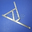 20" Anderberg 201 Stainless Steel Hinge w/ Stop 28-20-2-07 4