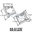 PGT Window Sash Guide Set Bronze 85-6010BZA 4